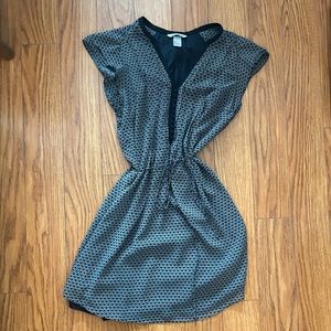 H&M Navy Blue Midi Dress Small